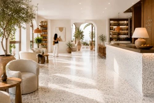 Read more about the article Why Modern Hotels Prefer Epoxy Terrazzo Flooring