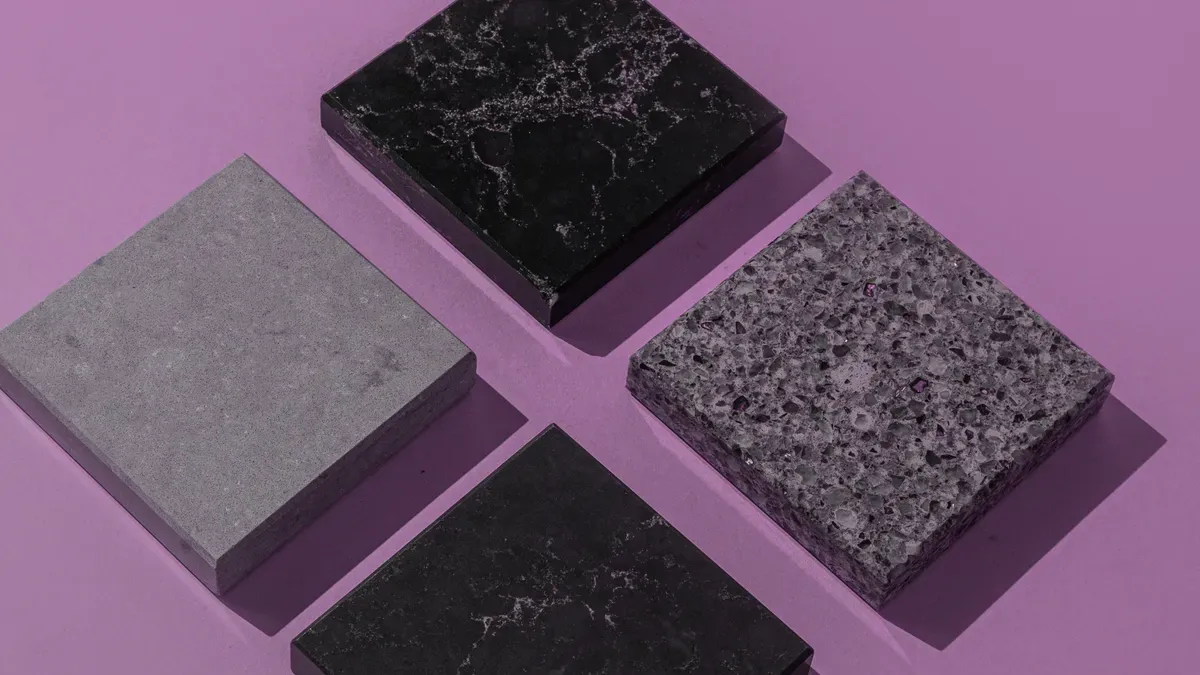 Composition: Terrazzo and Quartz Compared